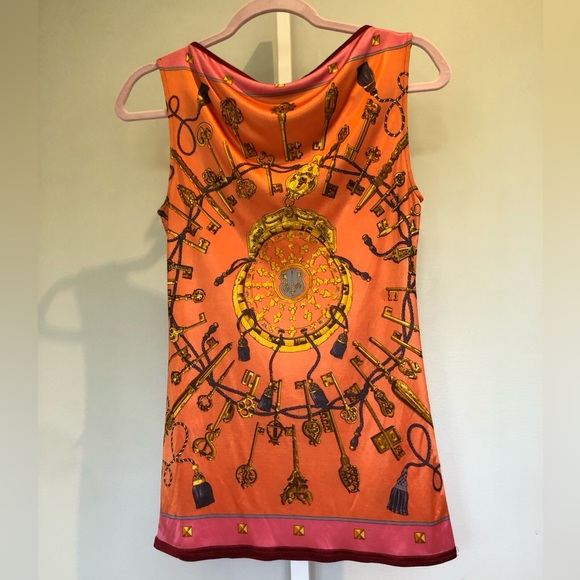 Hermes Auth. Viscose printed top - Picture 5 of 11